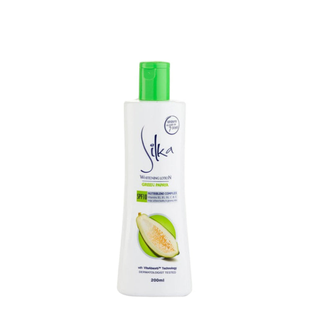 Silka GREEN Papaya Lotion SPF10 - 200ml