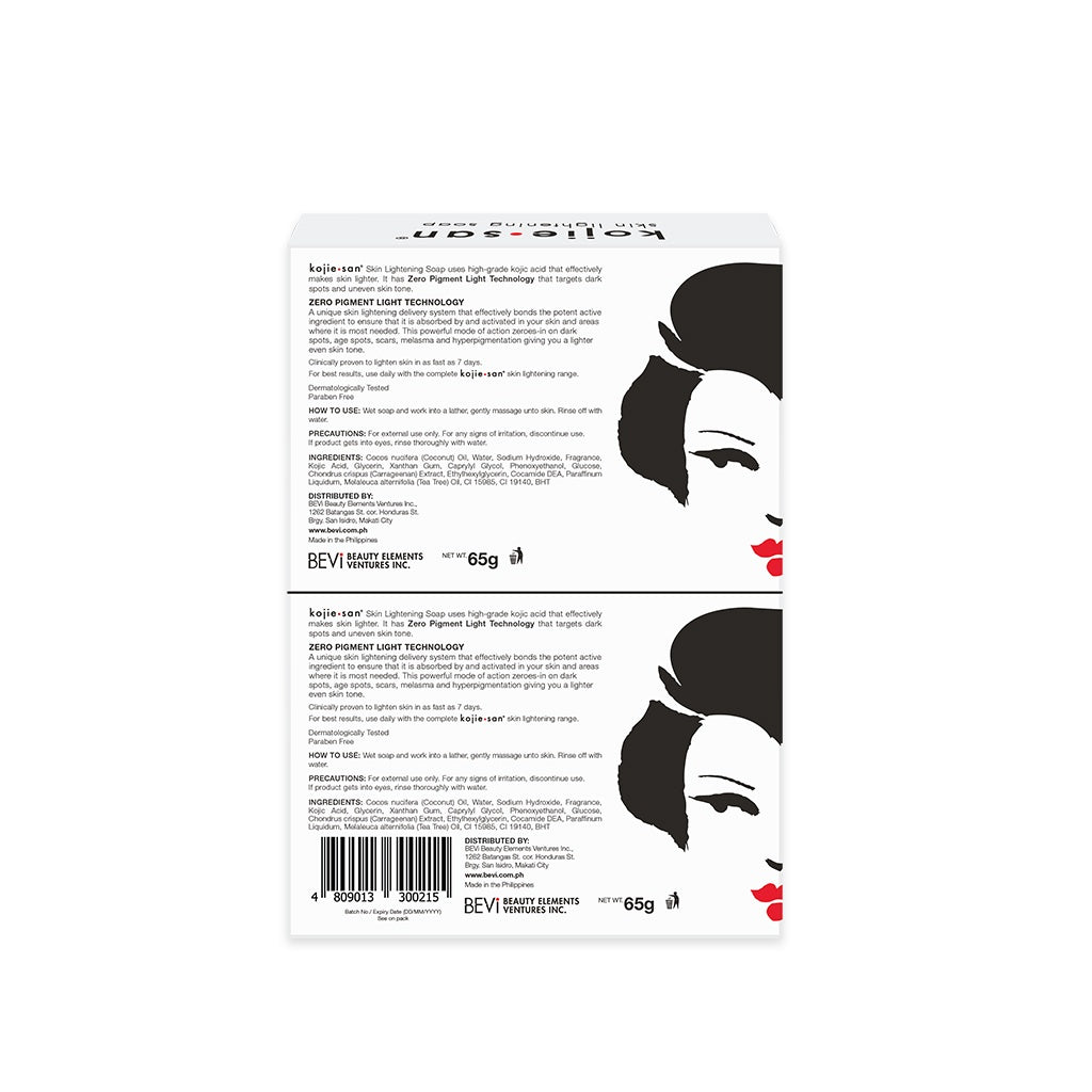 Original Kojie San soap for skin lightening and hyperpigmentation care
