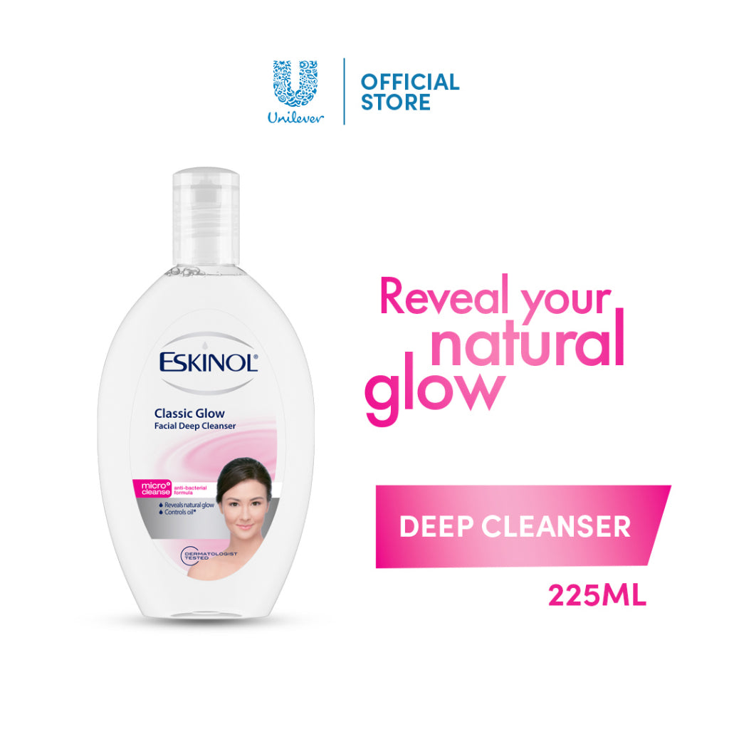 Eskinol Classic Glow Facial Face Deep Cleanser - 225ml
