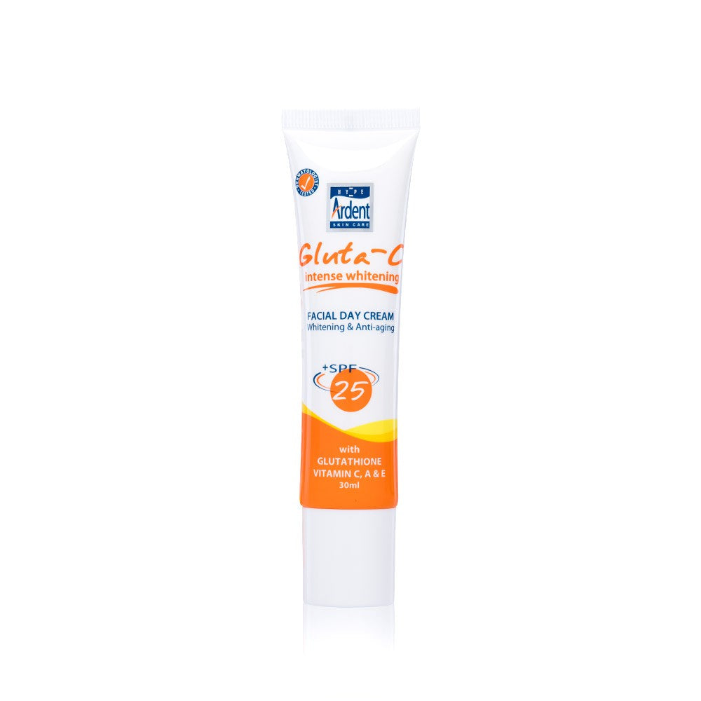 Gluta-C Glutathione Facial Day Cream SPF25 - 30ml Kojic Beauty London kojic acid soap, glutathione, tranexamic acid, arbutin, papaya extract, official stockist of kojie san.