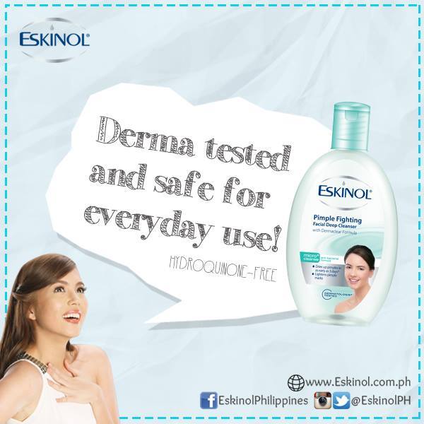 Eskinol Dermaclear Pimple Fighting Facial Face Deep Cleanser - 225ml