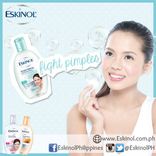 Eskinol Dermaclear Pimple Fighting Facial Face Deep Cleanser - 225ml
