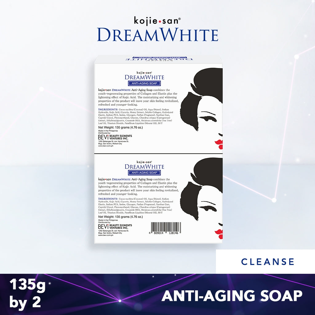 Kojie San Dream White Kojic Acid Soap - 135g x 2