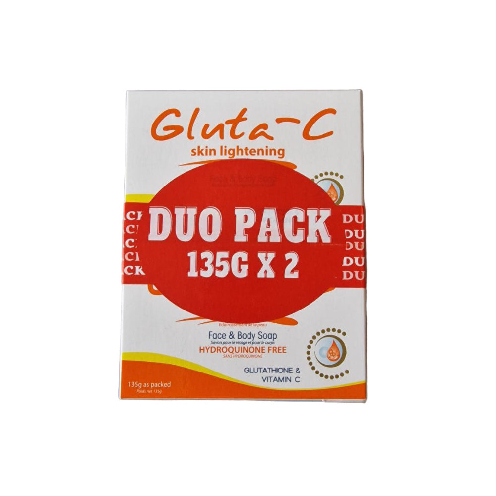 Gluta-C Glutathione & Vitamin C Face & Body Soap - 135g x 2 (Duo Pack)