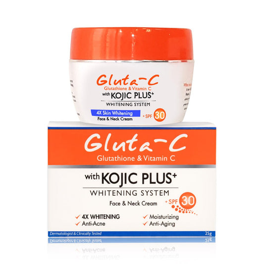 Gluta-C Kojic Plus & Glutathione Face & Neck Cream SPF30 - 25g