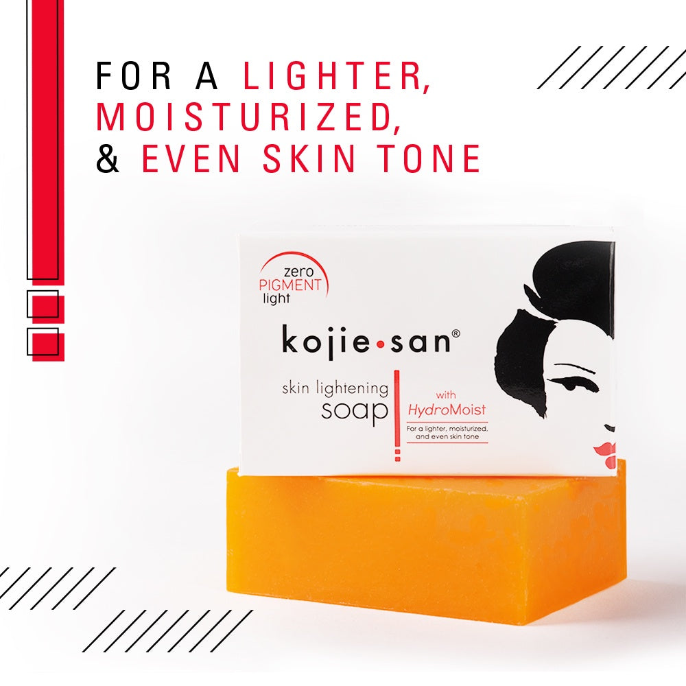 Kojie San Hydromoist kojic acid soap bar for skin lightening and moisturised skin