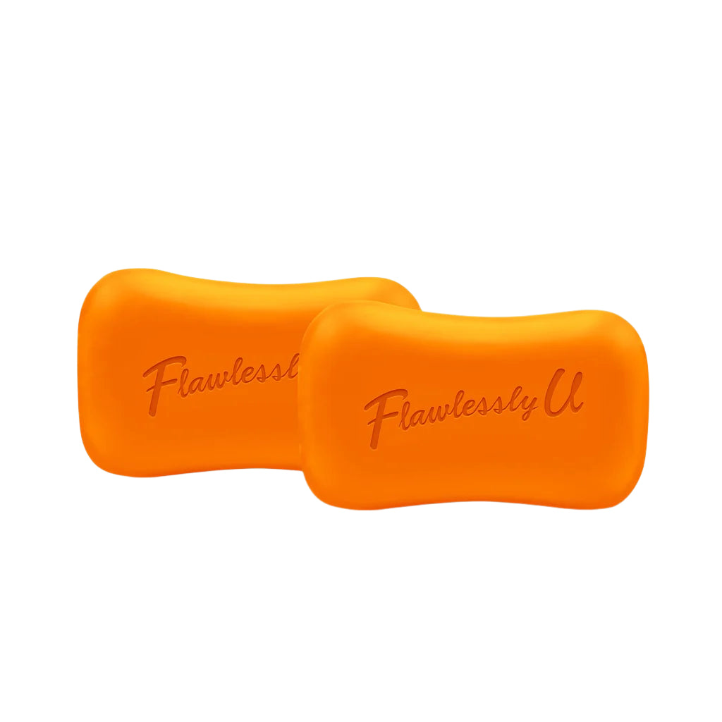 Flawlessly U Kojic Acid & Glutathione Soap - 65g x 2 Kojic Beauty London kojic acid soap, glutathione, tranexamic acid, arbutin, papaya extract, official stockist of kojie san.