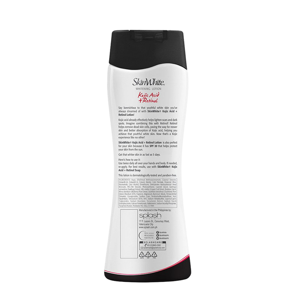 SkinWhite Kojic Acid & Retinol Lotion SPF20 - 200ml