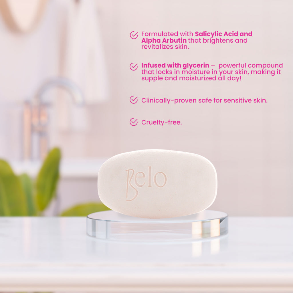 Belo Essentials SMOOTHENING Exfoliating Body Bar Soap - 135g
