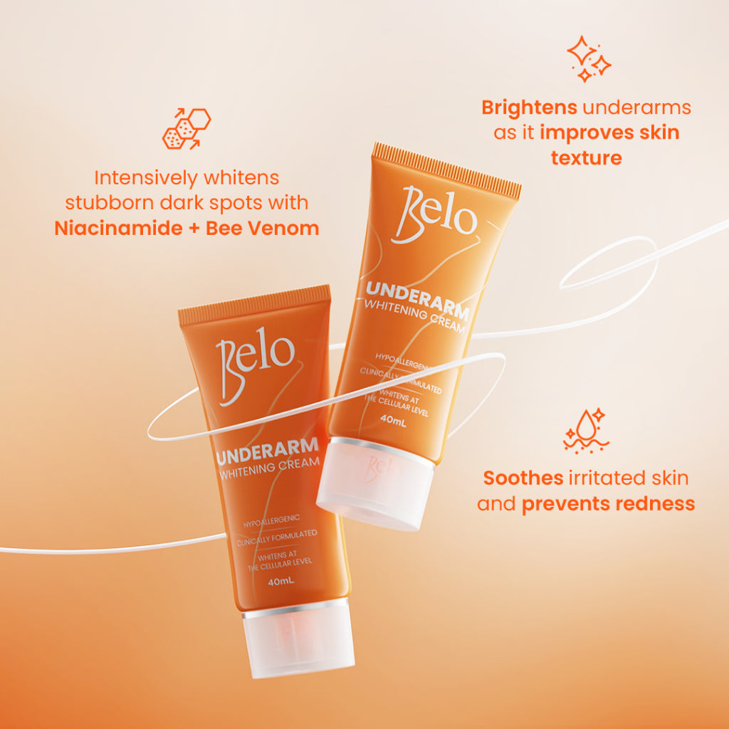 Belo Underarm Whitening Cream - 40ml Kojic Beauty London kojic acid soap, glutathione, tranexamic acid, arbutin, papaya extract, official stockist of kojie san.