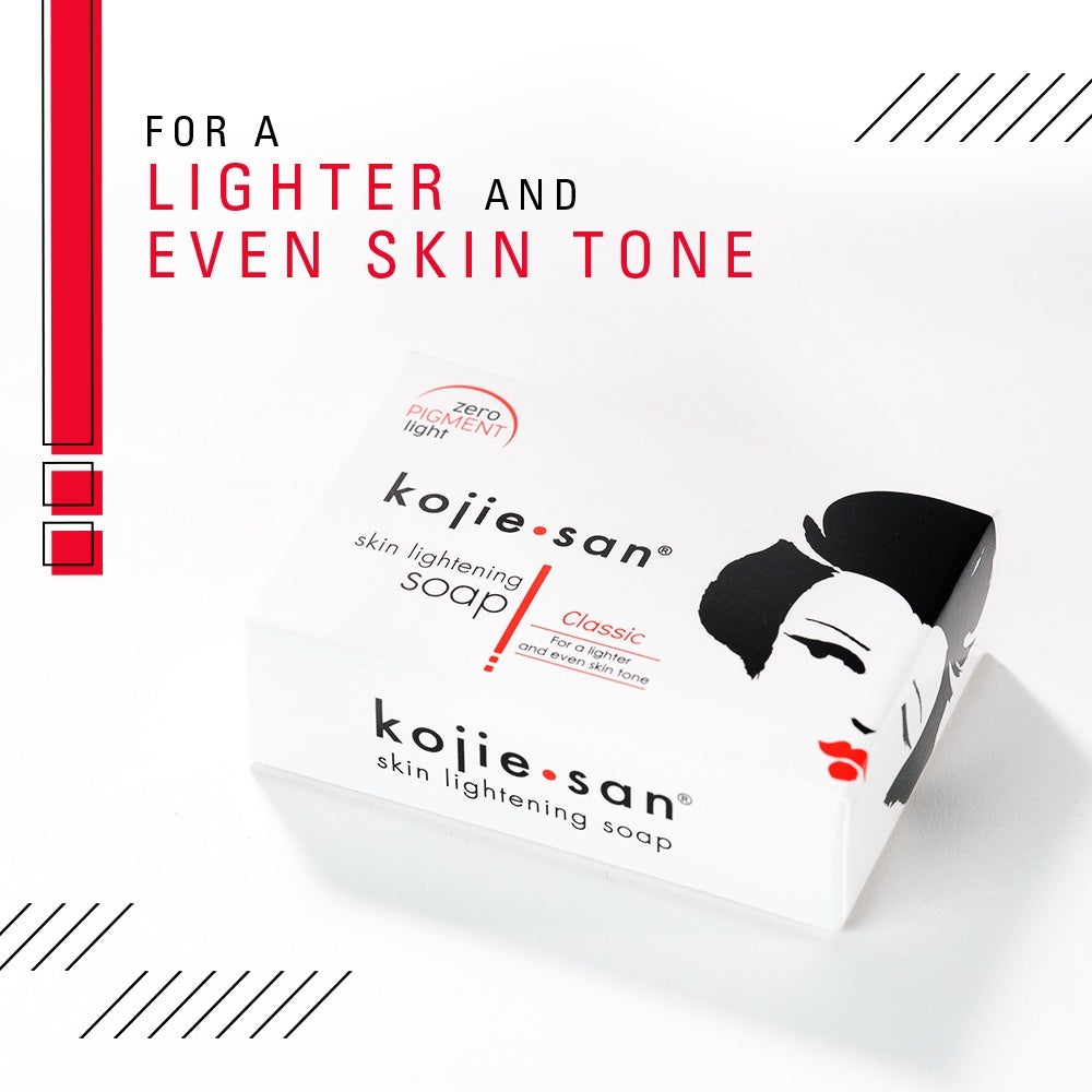 Original Kojie San soap for skin lightening and hyperpigmentation care