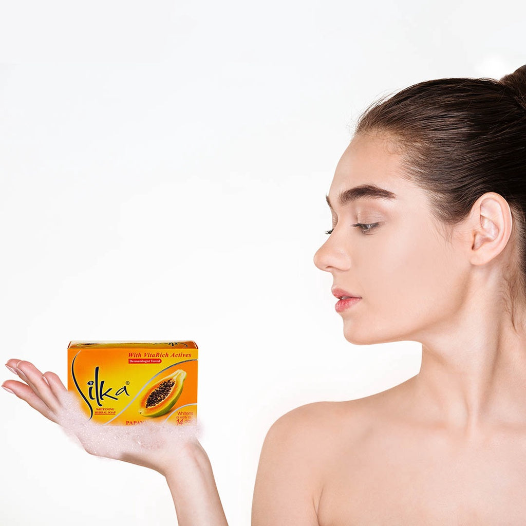 Silka Orange Papaya Soap - 135g