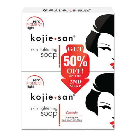 Original Kojie San soap for skin lightening, fading dark spots and hyperpigmentation care