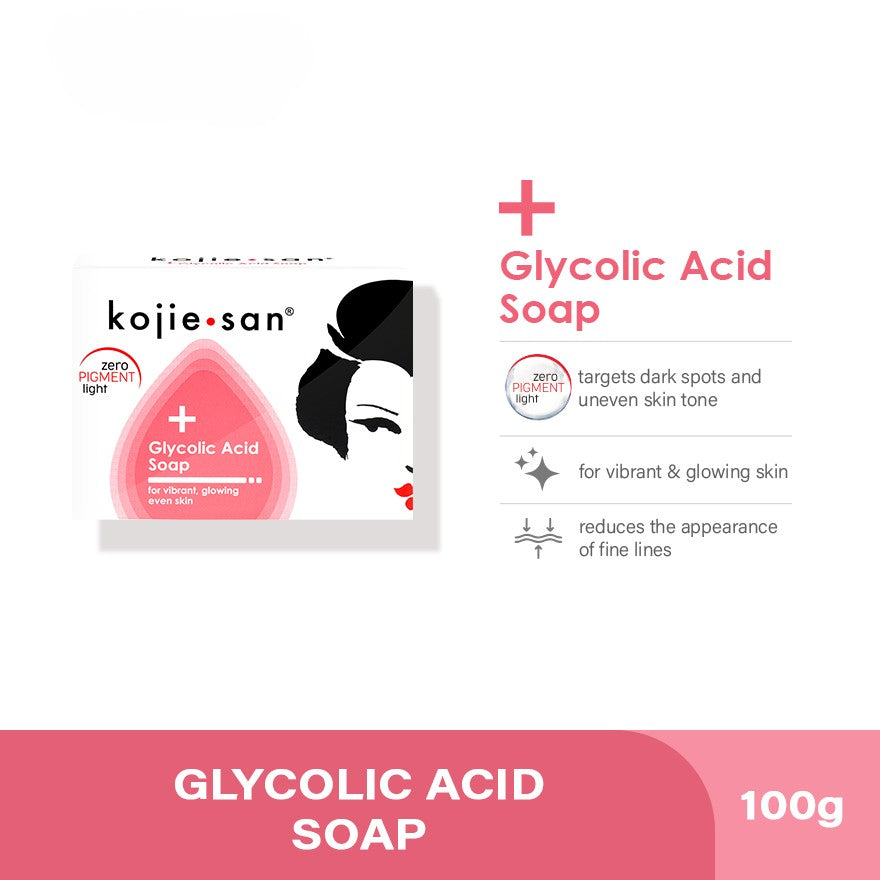 Kojie San Kojic + Glycolic Acid Soap - 100g