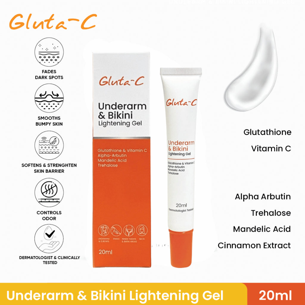 Gluta-C Glutathione & Vitamin C Underarm & Bikini Lightening Gel - 20ml
