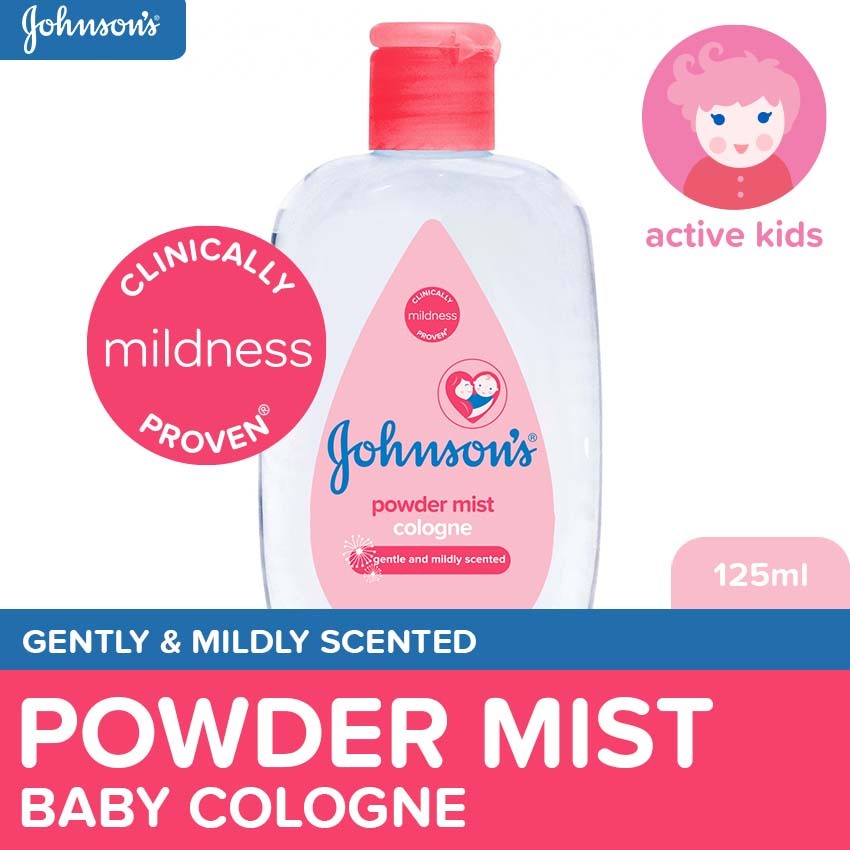 Johnson's POWDER MIST Baby Cologne - 125ml