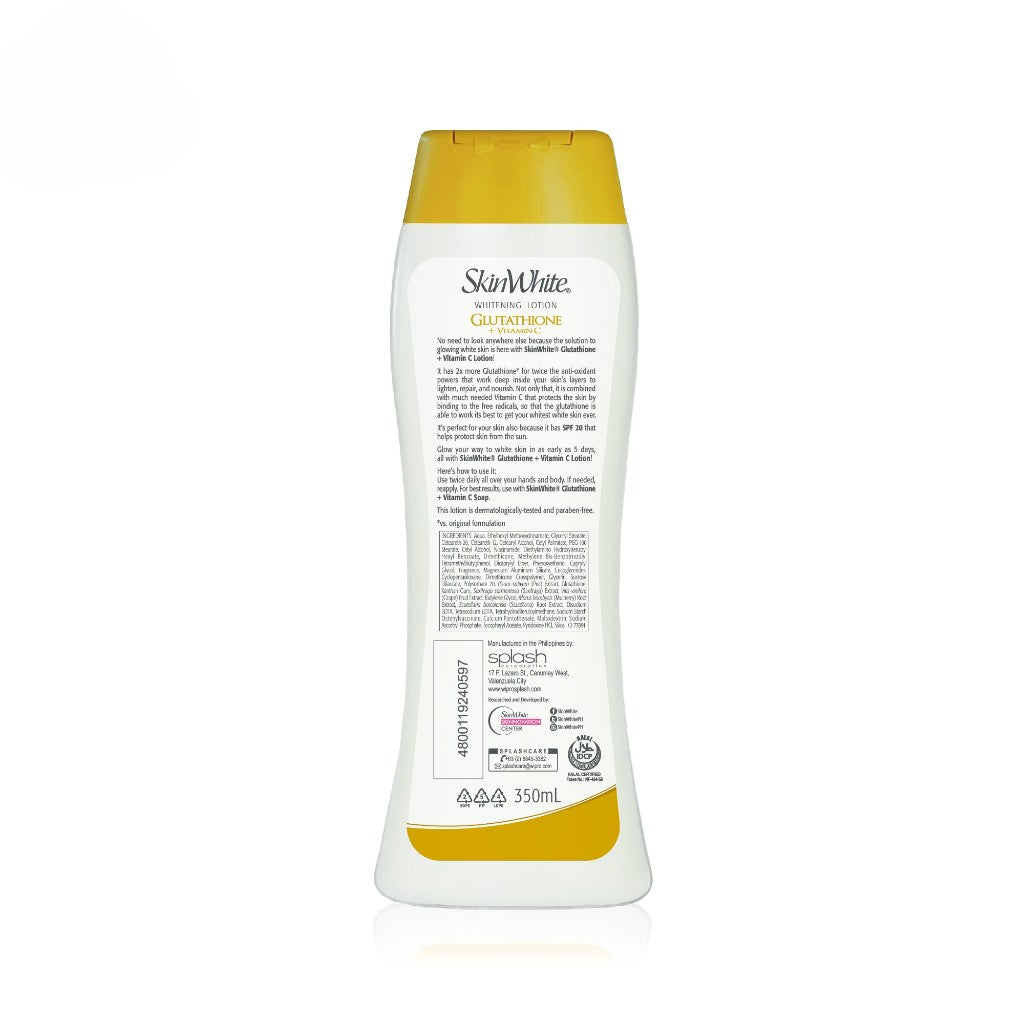 SkinWhite Glutathione & Vitamin C Lotion SPF20 - 350ml