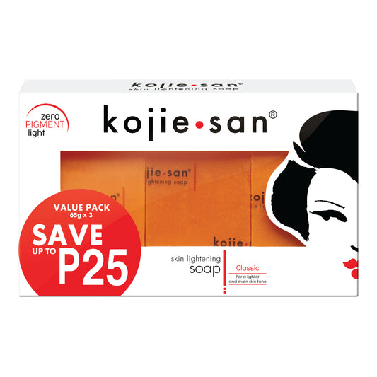 Original Kojie San soap for skin lightening, fading dark spots and hyperpigmentation care