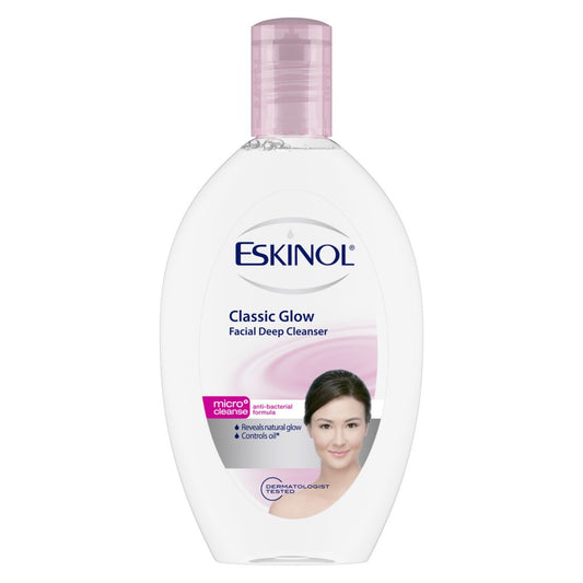 Eskinol Classic Glow Facial Face Deep Cleanser - 225ml