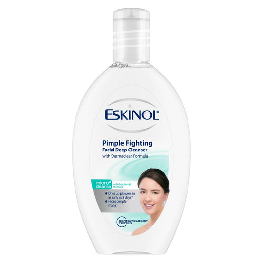 Eskinol Dermaclear Pimple Fighting Facial Face Deep Cleanser - 225ml
