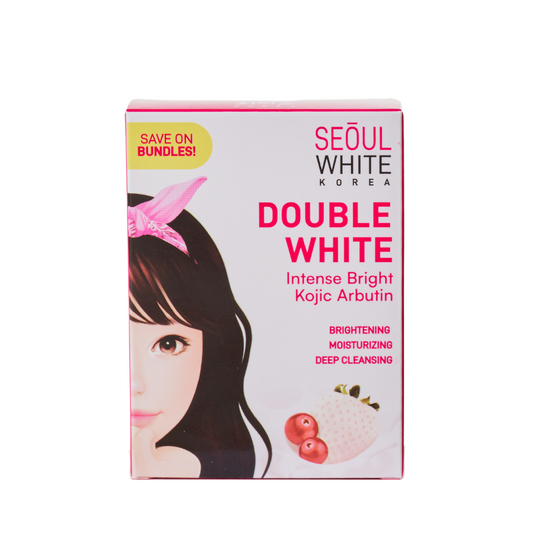 Seoul White Korea Double White Kojic Arbutin Soap 60g x 2 - Skin Brightening  Kojic Beauty London kojic acid soap, glutathione, tranexamic acid, arbutin, papaya extract, official stockist of kojie san.