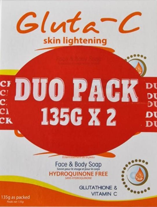 Gluta-C Kojic + Glutathione Soap with Vitamin C & Arbutin. Brightens, moisturises & evens skin tone. Antibacterial, hydroquinone-free. Face & body use.