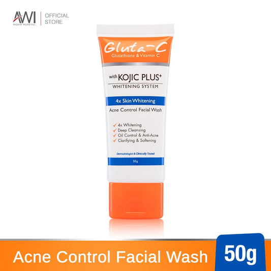 Gluta-C Kojic Plus & Glutathione Acne Control Facial Wash - 50g
