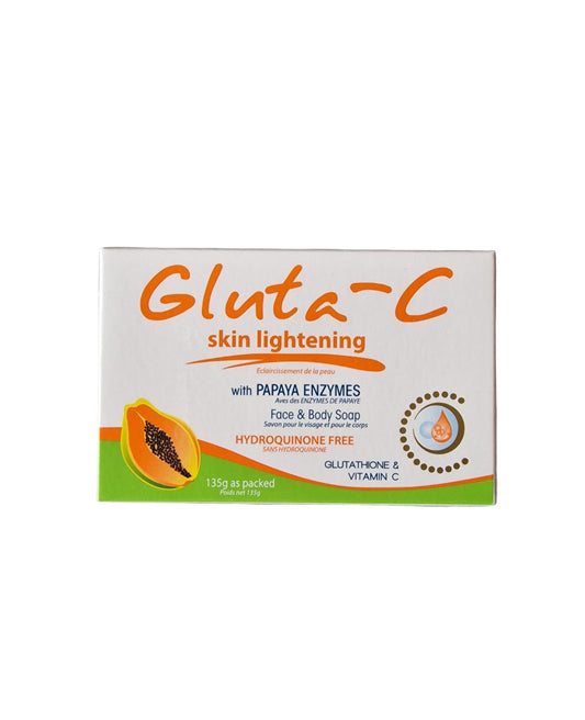 Gluta-C Papaya & Glutathione Face & Body Soap - 135g