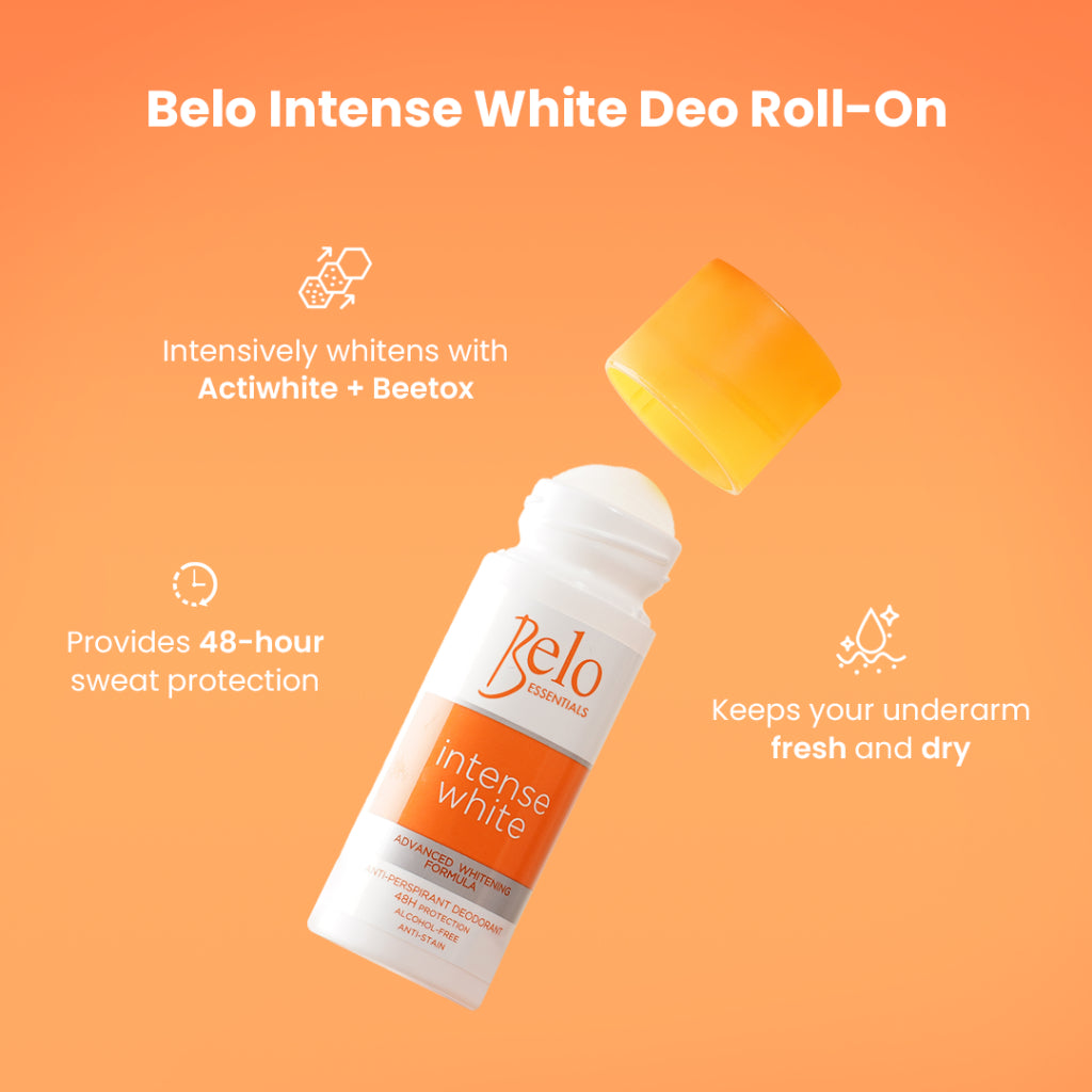 Belo Essentials Intense White Anti-Perspirant Roll On Deodorant - 40ml