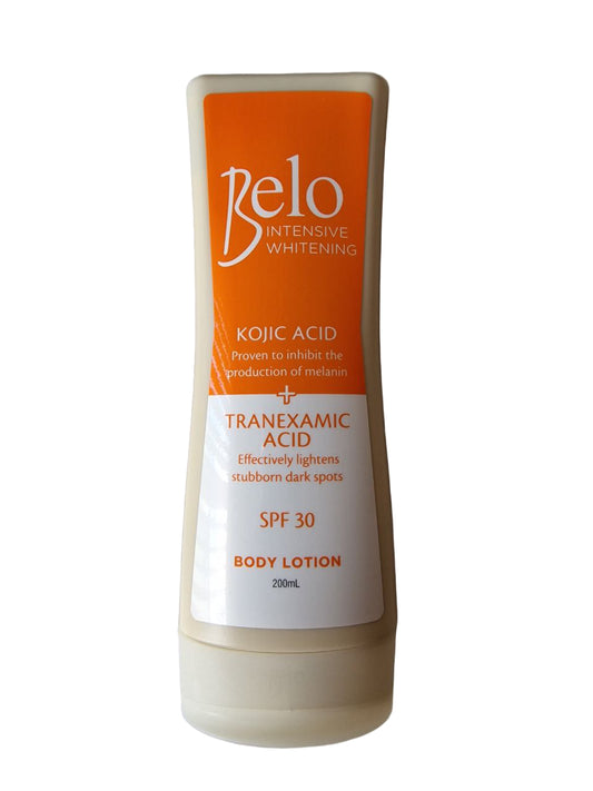 Belo Kojic Acid & Tranexamic Acid SPF30 Body Lotion - 200ml