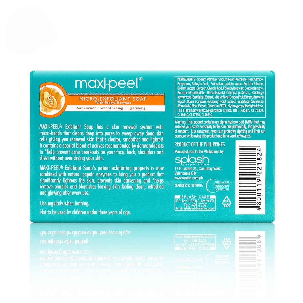 Maxi-Peel Micro-Exfoliant PAPAYA Soap - 125g