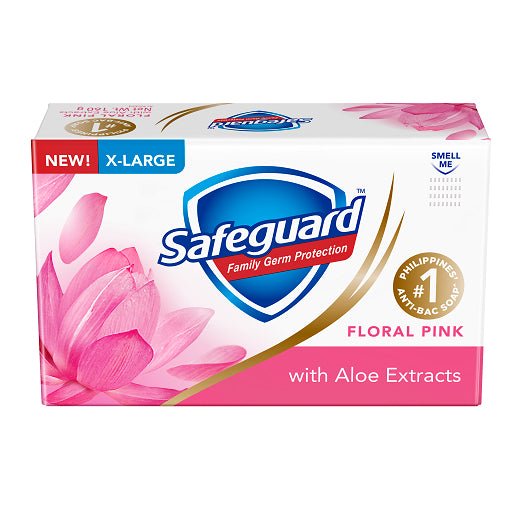 Safeguard FLORAL PINK with Aloe Body Bar Soap - 125g