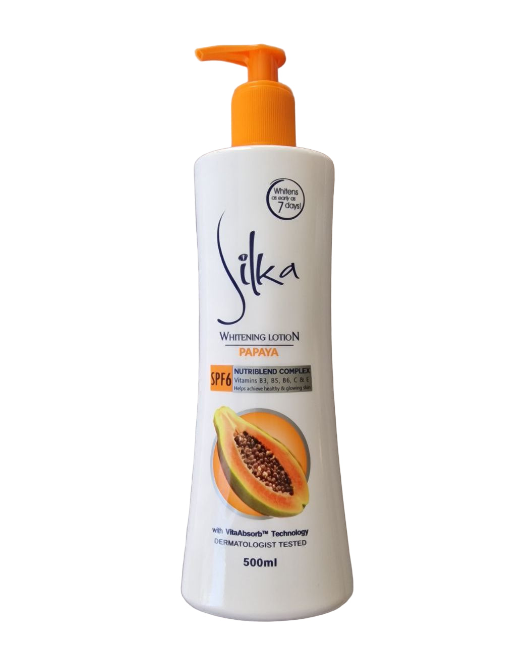 Silka Papaya Lotion with Pump - 500ml