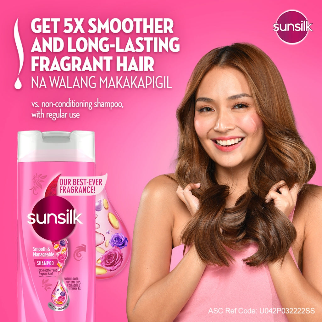 SunSilk SMOOTH & MANAGEABLE Shampoo - 180ml