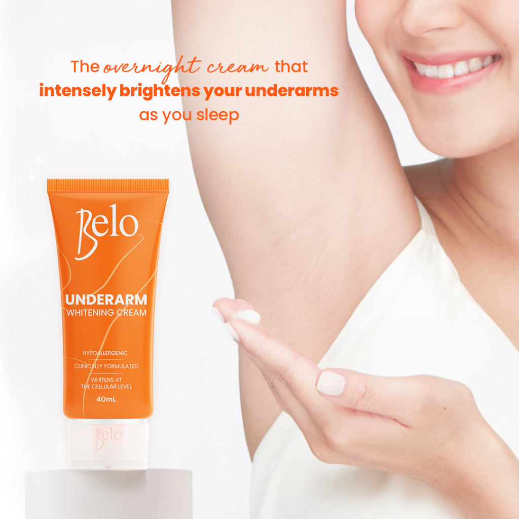 Belo Underarm Whitening Cream - 40ml  Kojic Beauty London kojic acid soap, glutathione, tranexamic acid, arbutin, papaya extract, official stockist of kojie san.